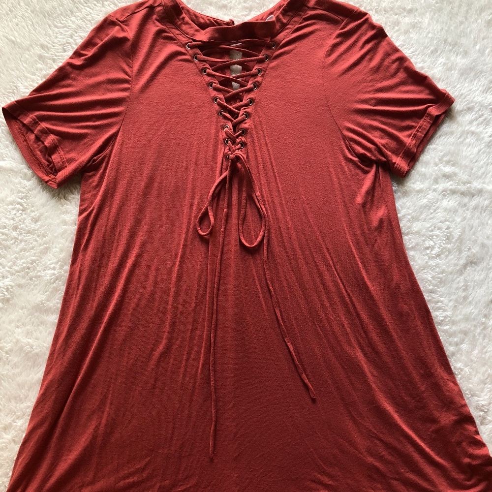 Burnt orange dress/tunic